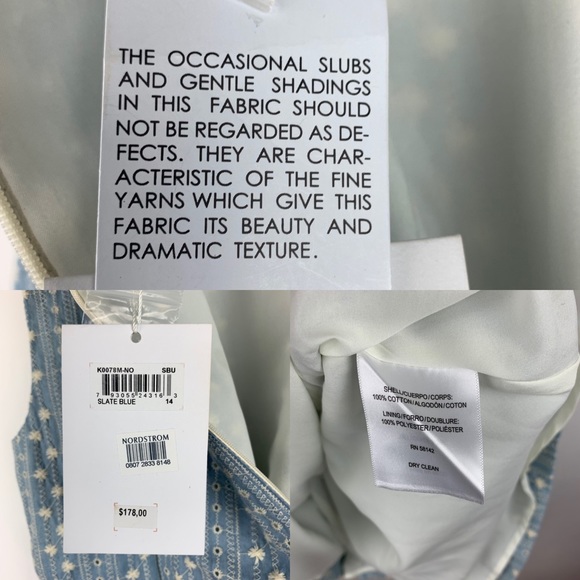 Gal Meets Glam Quinn Chambray Eyelet Dress - Picture 8 of 8